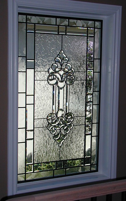 beveled glass window