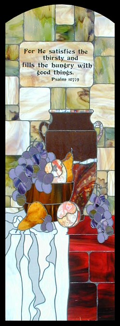 enlarged stained glass,stained glass pantry door