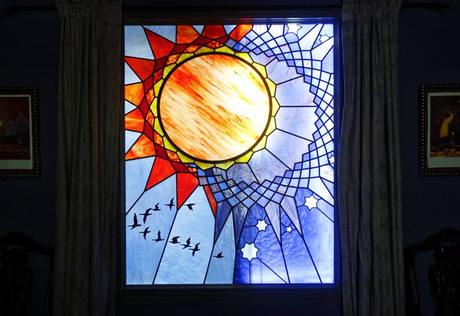 stars stained glass