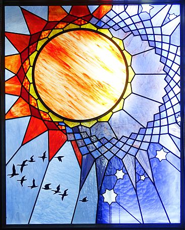 sun stained glass