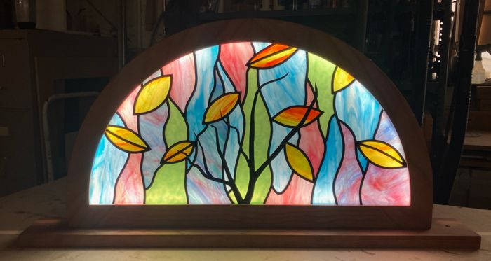 eternal light stained glass