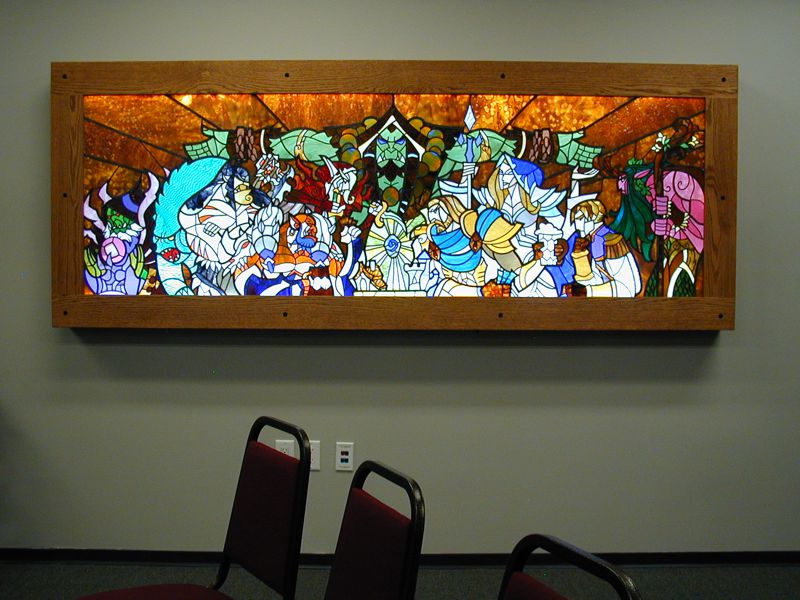 stained glass lightbox