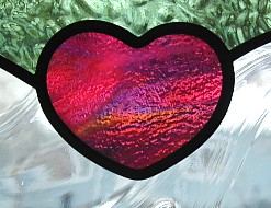 valentines day stained glass,custom lettering stained glass,personalized valentines day gift