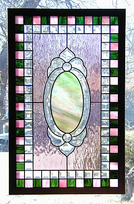 stained and beveled glass