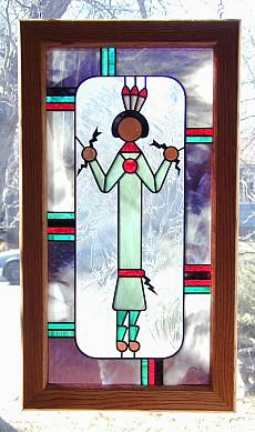 native american stained glass,navajo sand painting