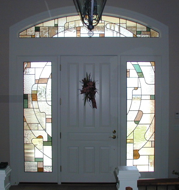 stained glass entry